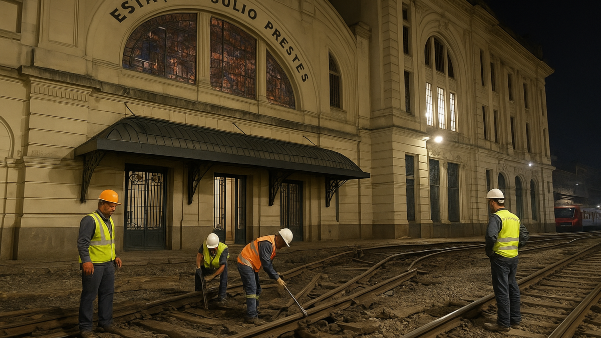 Descarrilamento perto da Estação Júlio Prestes interrompe Linha 8‑Diamante; remoção do vagão e reparos duraram a madrugada